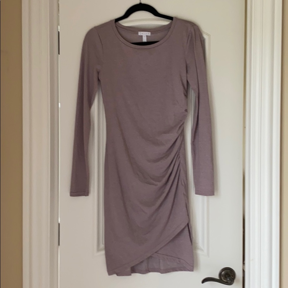 Ruched dress.